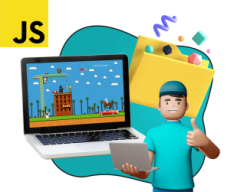 Программирование на JavaScript. Учимся создавать игры! - КИБЕРшкола программирования для детей, компьютерные курсы для школьников, начинающих и подростков - KIBERone г. Зима Южная