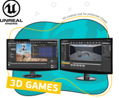 Unreal Engine 4. Игровой движок - КИБЕРшкола программирования для детей, компьютерные курсы для школьников, начинающих и подростков - KIBERone г. Зима Южная