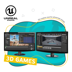 Unreal Engine 4. Игровой движок - КИБЕРшкола программирования для детей, компьютерные курсы для школьников, начинающих и подростков - KIBERone г. Зима Южная