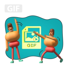 Gif-анимация - КИБЕРшкола программирования для детей, компьютерные курсы для школьников, начинающих и подростков - KIBERone г. Зима Южная