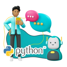 Умный чат-бот на Python на Telegram - КИБЕРшкола программирования для детей, компьютерные курсы для школьников, начинающих и подростков - KIBERone г. Зима Южная