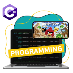 Программирование на C#. Удивительный мир 2D-игр - КИБЕРшкола программирования для детей, компьютерные курсы для школьников, начинающих и подростков - KIBERone г. Зима Южная