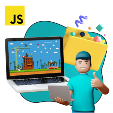 Программирование на JavaScript. Учимся создавать игры! - КИБЕРшкола программирования для детей, компьютерные курсы для школьников, начинающих и подростков - KIBERone г. Зима Южная