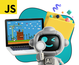 Язык программирования JavaScript + AI. Проектное обучение + геймификация + AI-помощники - КИБЕРшкола программирования для детей, компьютерные курсы для школьников, начинающих и подростков - KIBERone г. Зима Южная