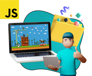 Программирование на JavaScript. Учимся создавать игры! - КИБЕРшкола программирования для детей, компьютерные курсы для школьников, начинающих и подростков - KIBERone г. Зима Южная