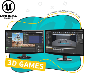 Unreal Engine 4. Игровой движок - КИБЕРшкола программирования для детей, компьютерные курсы для школьников, начинающих и подростков - KIBERone г. Зима Южная